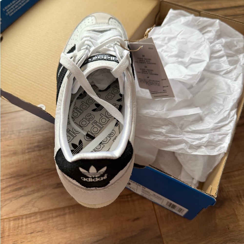 Adidas Japan White Sneakers with Black Stripes - Picture 3 of 5